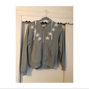Wildfox Blue Star Zip Up